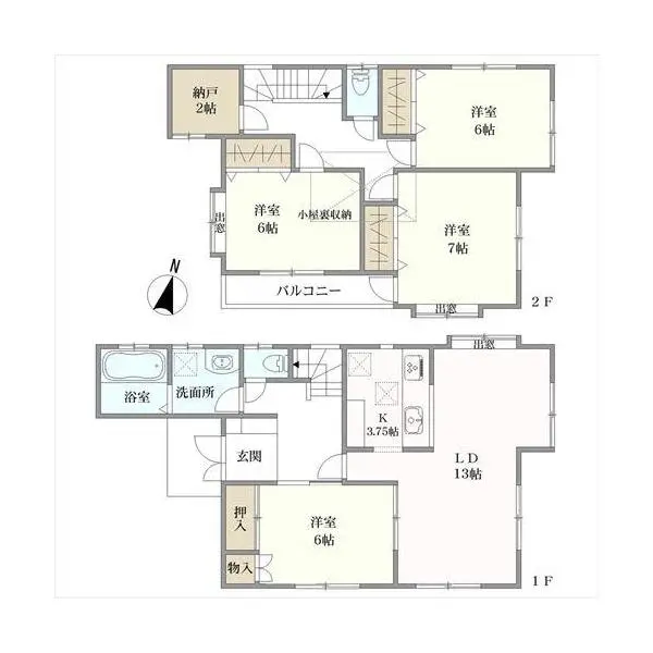 柏市酒井根５丁目 間取図