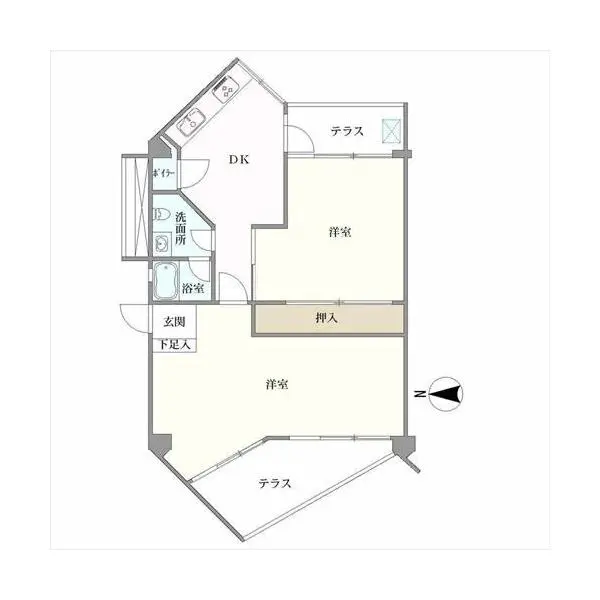 桜台ビレジ 間取図