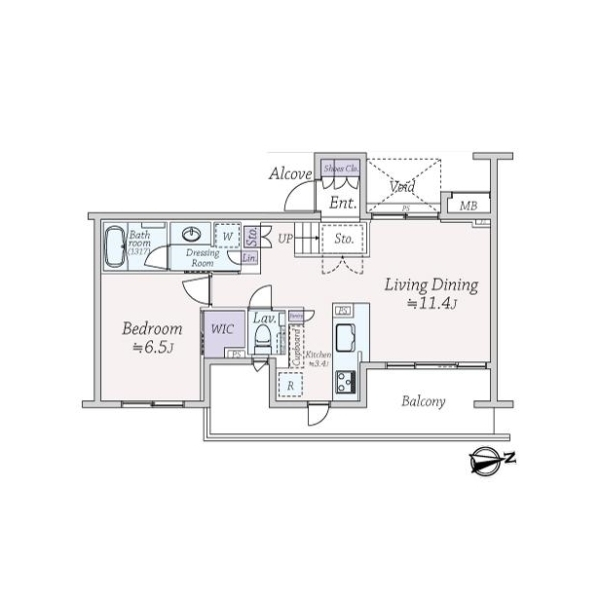サンクタス桜上水 間取図