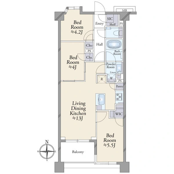 プレシス新百合ヶ丘 間取図