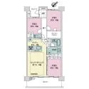 ライオンズ南千里マスターハウス 間取図