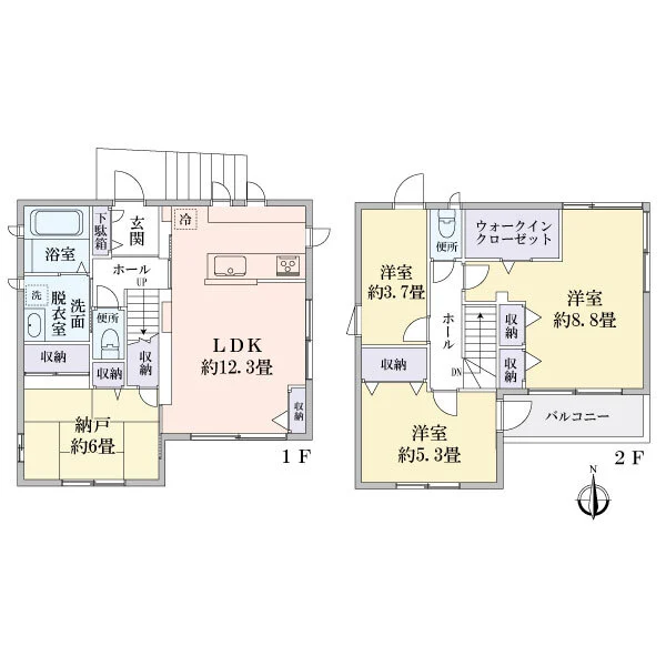 枚方市星丘２丁目 間取図