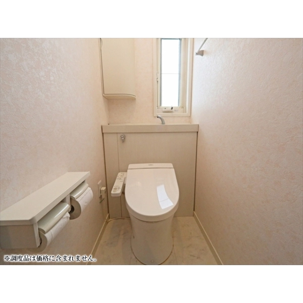 枚方市星丘２丁目 ２Ｆのトイレは窓から明るい光が入り、換気もできます♪