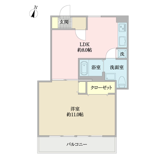 第１８宮庭マンション 間取図