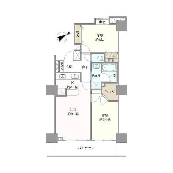 ライオンズステーションタワー松戸 間取図