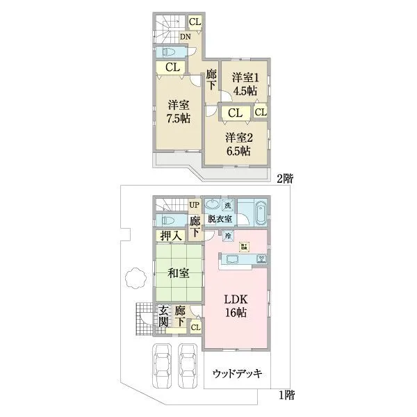 流山市西初石５丁目 間取図