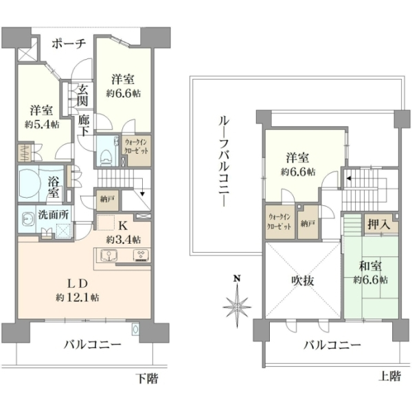 プラウドシティ金町ガーデン 間取図