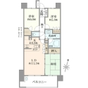 プラウド船橋本町 間取図