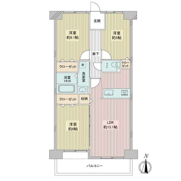 ソフィア川口 間取図