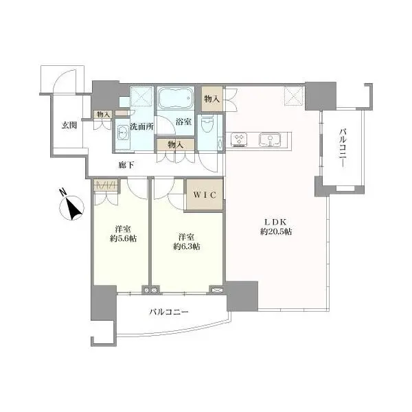 グランドメゾン池下ザ・タワー 間取図