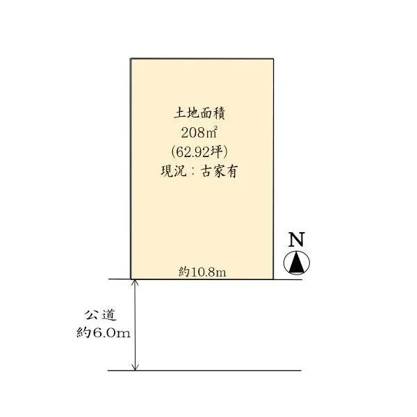 京都市左京区下鴨南茶ノ木町 間取図