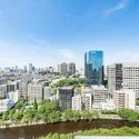 ゲートシティ大崎サウスパークタワー 東向きにつき陽当たり良好。目黒川を望む開放感ある眺望が広がります。