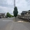 我孫子市湖北台１０丁目 前面道路（南西側）