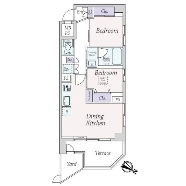 ライオンズマンション千石 間取図