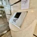ティアラシティ 相手の顔をみたうえで対応できるモニター付きオートロック