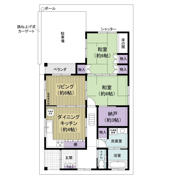 堺市北区百舌鳥赤畑町５丁 間取図