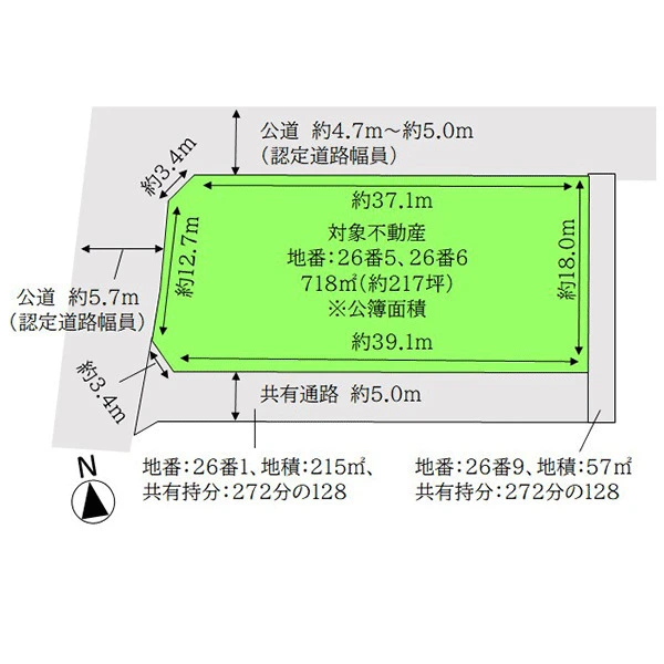 稲沢市陸田花塚町 間取図