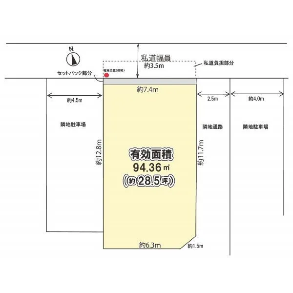大阪市天王寺区松ケ鼻町 間取図