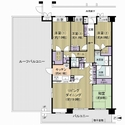 コスモ西大島ロイヤルフォルム 間取図
