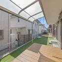 神戸市垂水区舞多聞西１丁目 リビングに隣接しているウッドデッキです。