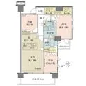 プラネスーペリア石神井公園 陽当り・通風・眺望良好な最上階7階部分の角住戸。LDKと隣室は一体利用可能です。全居室に収納付き。