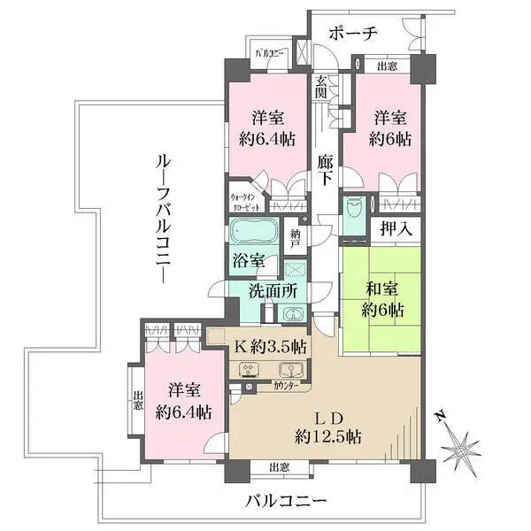 藤和シティホームズ八王子大和田町 間取図