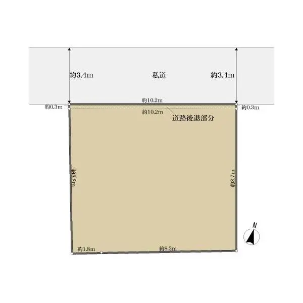 大田区北嶺町 間取図