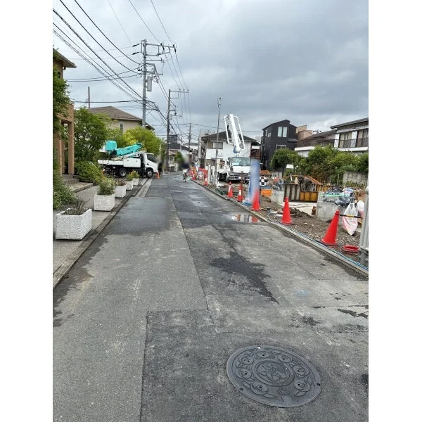 川崎市中原区西加瀬 前面道路