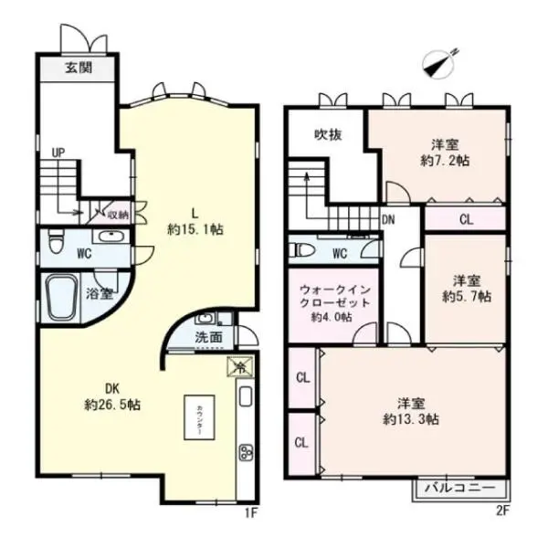 京都市南区吉祥院井ノ口町 間取図