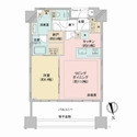 白金ザ・スカイ東棟 間取図