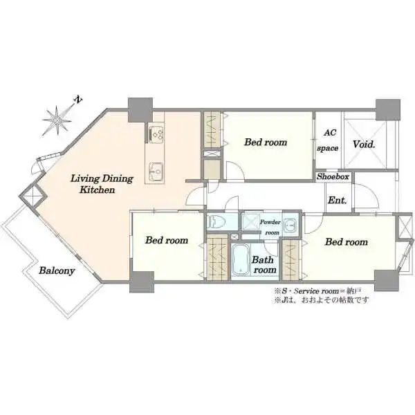 朝日メトロステージ西巣鴨 間取図
