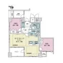 ライオンズマンション神戸栄町通 間取図