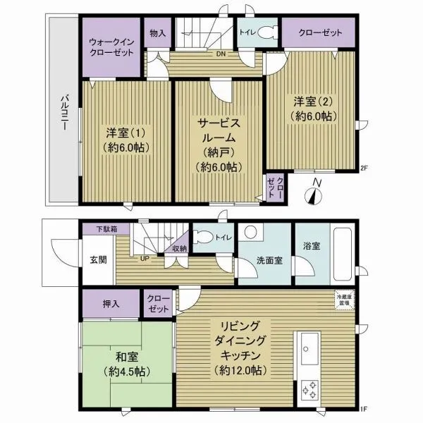 江戸川区大杉5丁目 間取図