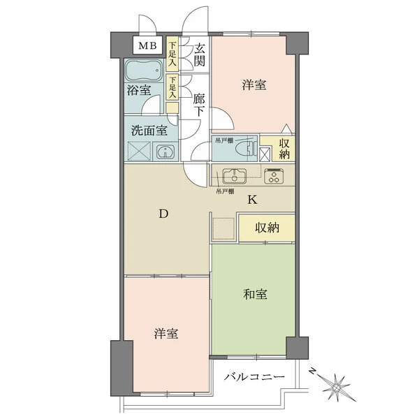 グリーンキャピタル上池台 間取図
