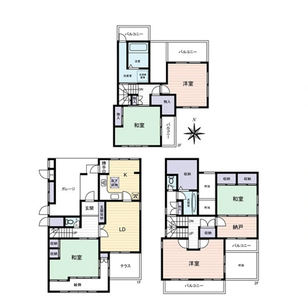 葛飾区柴又５丁目 間取図