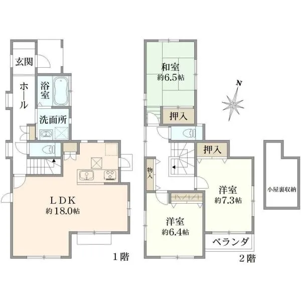 練馬区早宮１丁目 間取図