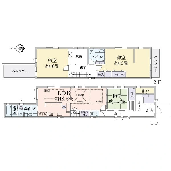 京都市南区東九条室町 間取図