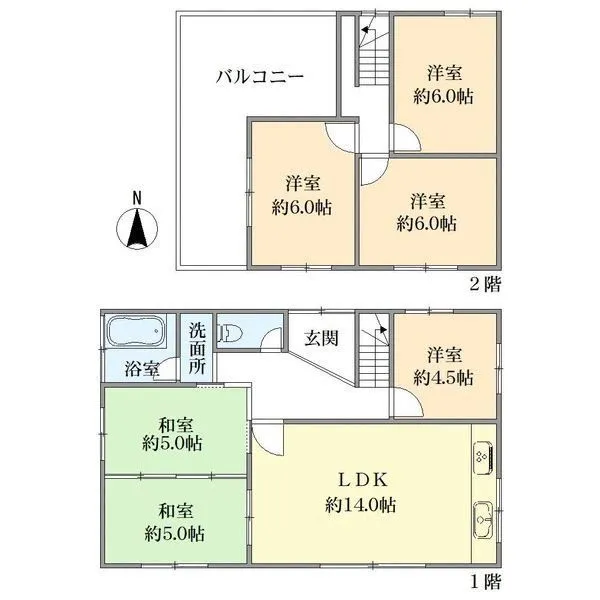 京都市左京区下鴨下川原町 間取図