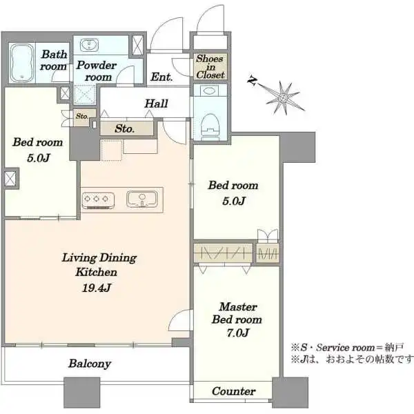 ガレリアグランデ 間取図