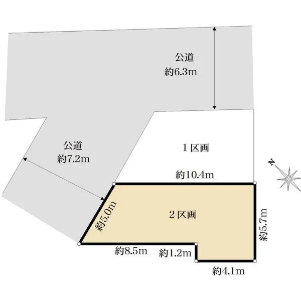 横浜市鶴見区下野谷町3丁目 間取図