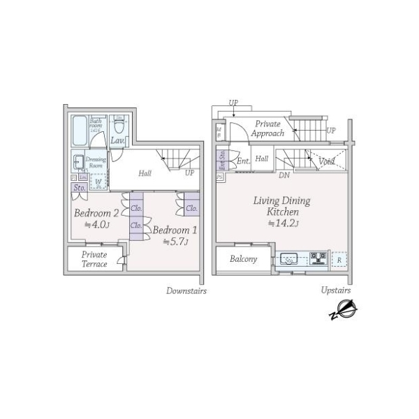 イニシアテラス代々木上原 間取図