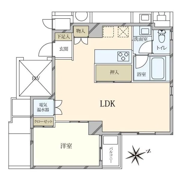 ライオンズマンション元麻布 間取図