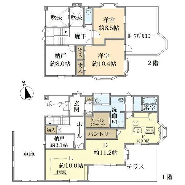 船橋市習志野台２丁目 間取図(平面図)
