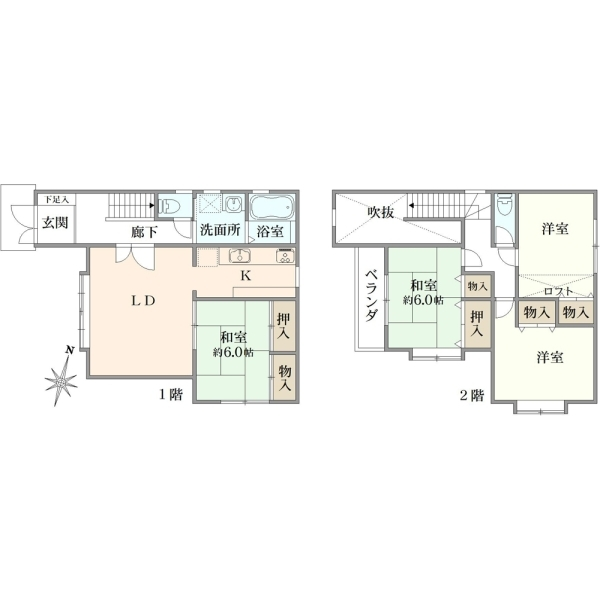 足立区古千谷本町３丁目 間取図