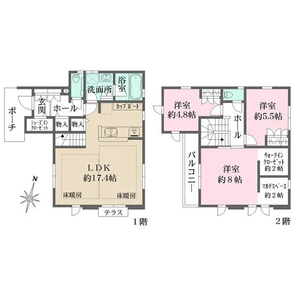 豊中市宮山町３丁目 間取図