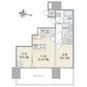 ブリリアタワー池袋 間取り図
