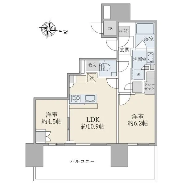 ブリリアタワー池袋 間取り図