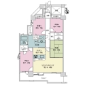 ライオンズヒルズ新松戸 間取図