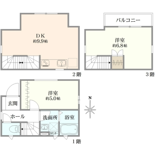 練馬区桜台４丁目 間取図