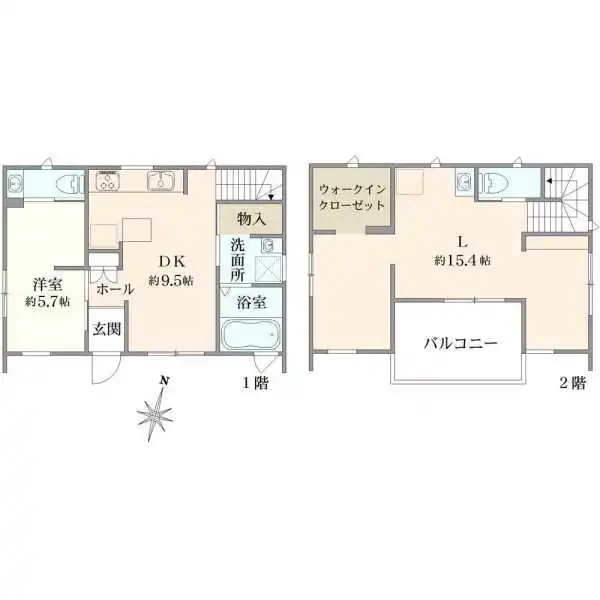 八千代市勝田台２丁目 間取図